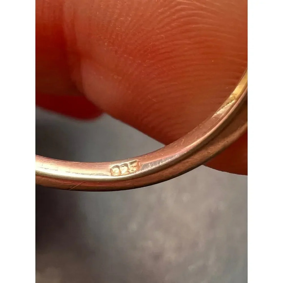 Trillium cut blue topaz bypass ring in rhodium over sterling silver size 9 - Picture 6 of 10